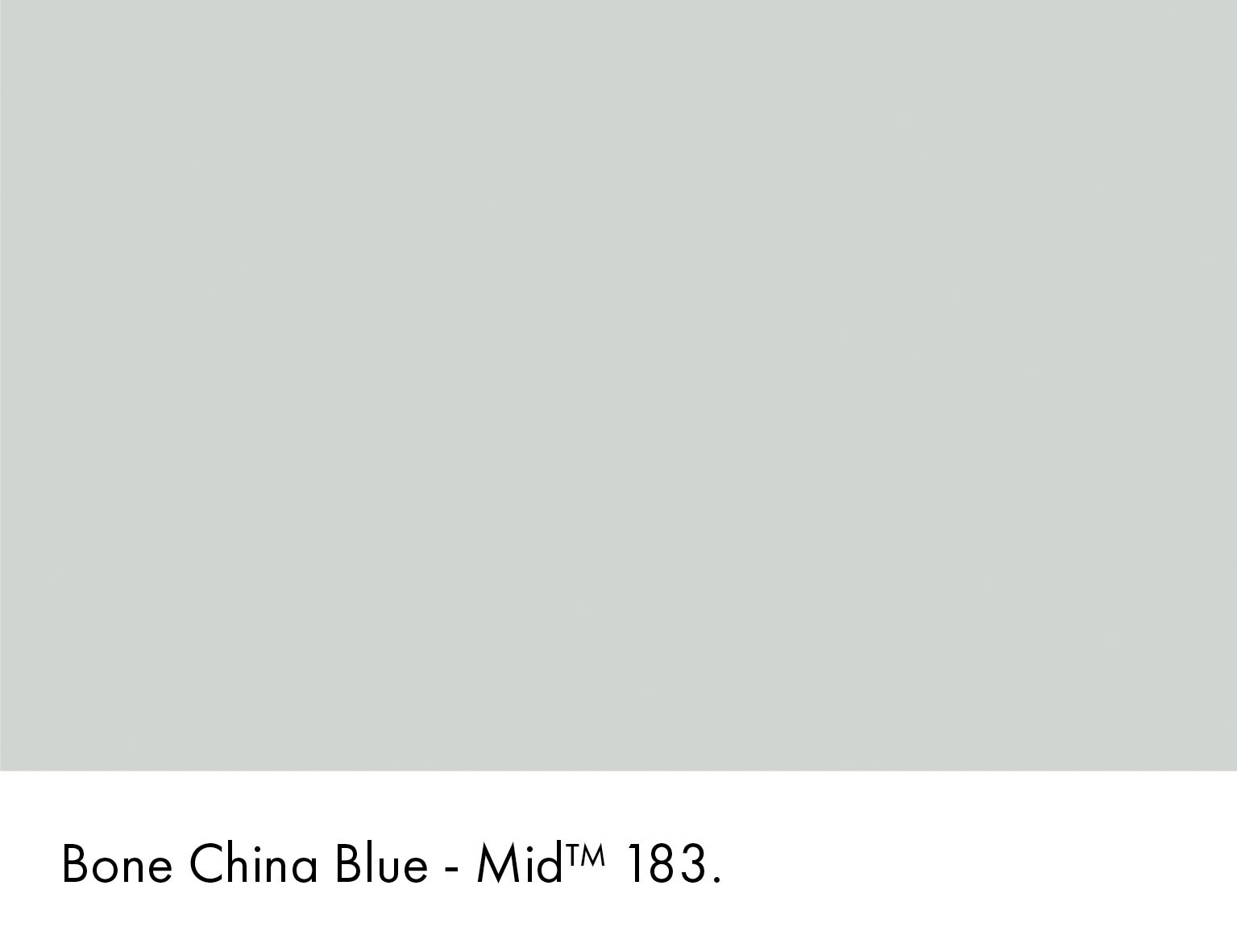 Bone China Blue - Mid